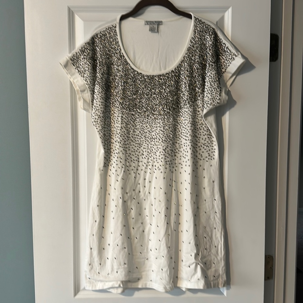 Alberto Makali Beaded Top XL NWOT